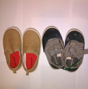 Garanimals boys size 6 shoes new tans gray vel